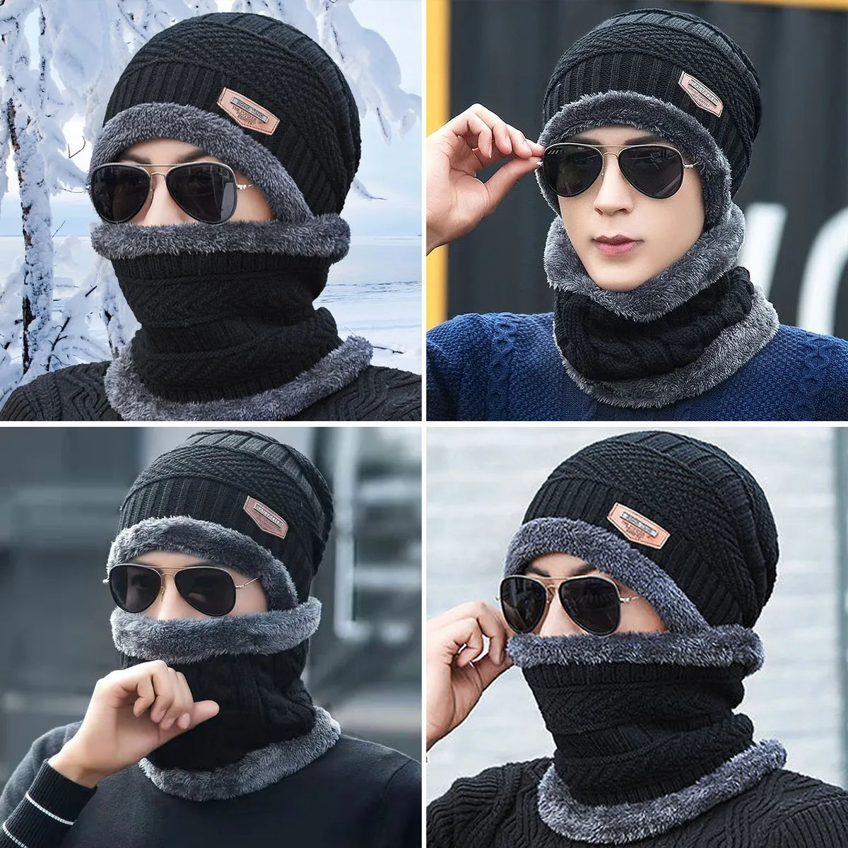 Set de Invierno Premium: Gorro + Cuello Térmico
