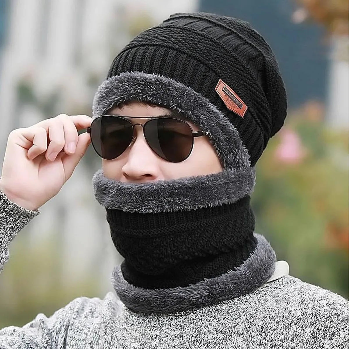 Set de Invierno Premium: Gorro + Cuello Térmico
